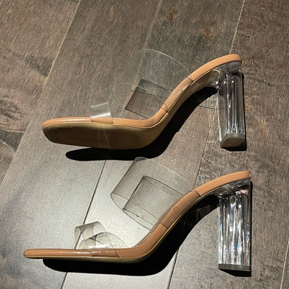 Zara acrylic heeled sandals - Picture 2 of 3